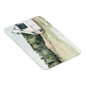 Waterverf White Barn Magneet (Rechterzijde)