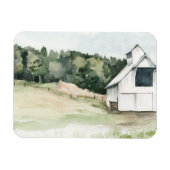 Waterverf White Barn Magneet (Horizontaal)