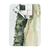 Waterverf White Barn Magneet (Verticaal)