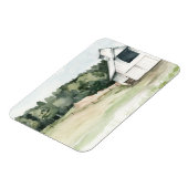 Waterverf White Barn Magneet (Linkerzijde)