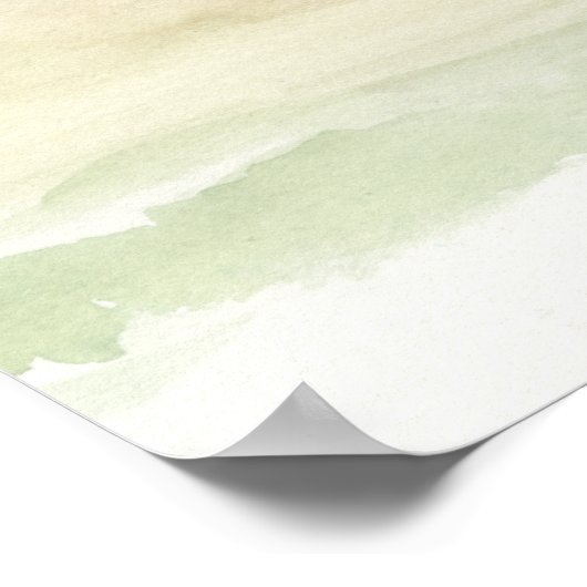 Waterverf White Barn Poster (Hoek)