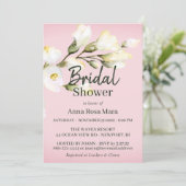 *~* Waterverf White Beach Roos Buds Vrijgezellenfe Kaart (Staand voorkant)