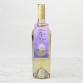 Waterverf White Bloom Cactus Flessenhanger (Op fles)