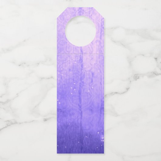 Waterverf White Bloom Cactus Flessenhanger (Achterkant)