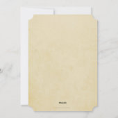 Waterverf White Floral met Happy Easter Flat Feestdagenkaart (Achterkant)