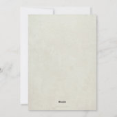 Waterverf White Floral met Happy Easter Flat Feestdagenkaart (Achterkant)