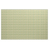 Waterverf White Lemon Fruit Pattern Stof (Yard (91,4 cm))