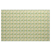 Waterverf White Lemon Fruit Pattern Stof (Fat Quarter)