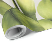 Waterverf White Lily 3 Cadeaupapier (Rol Hoek)