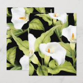 Waterverf White Lily 4 Briefkaart (Voorkant / Achterkant)