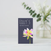 Waterverf White Lotus Holistic Health Spa Visitekaartje (Staand voorkant)