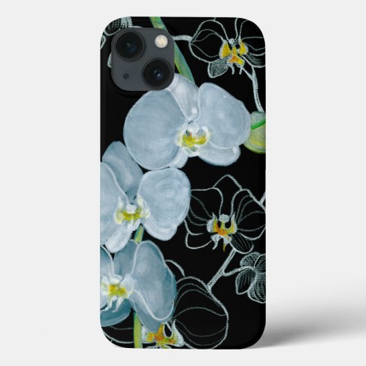 Waterverf White Orchids Pattern Case-Mate iPhone Case (Achterkant)