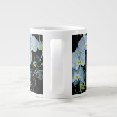 Waterverf White Orchids Pattern Grote Koffiekop (Achterkant)