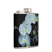 Waterverf White Orchids Pattern Heupfles (Rechts)