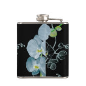 Waterverf White Orchids Pattern Heupfles (Achterkant)