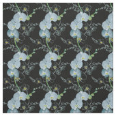 Waterverf White Orchids Pattern Stof (Swatch)