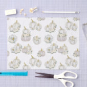 Waterverf White Pumpkin Roos Baby shower Tissuepapier (Craft)