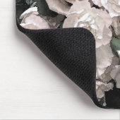 Waterverf White Rose Carnans Baby's Breath Muismat (Hoek)