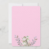 Waterverf White Snowdrops Illustratie Birthday Kaart (Achterkant)