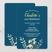 Waterverf White Snowdrups Illustratie Birthday I Kaart (Voorkant / Achterkant)