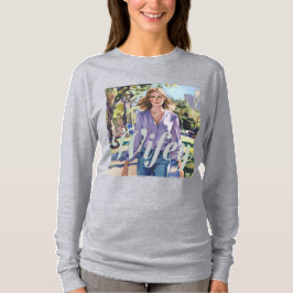 Waterverf Wifey T-shirt