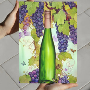 Waterverf Wijn Kunst Poster