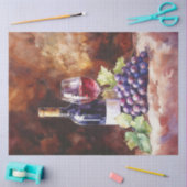 Waterverf wijn tissuepapier (Craft)