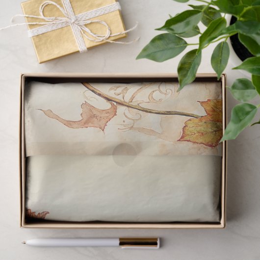 Waterverf  wijn tissuepapier (Geschenk)