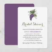 Waterverf Wijngaard | VRIJGEZELLENFEEST Kaart (Voorkant / Achterkant)