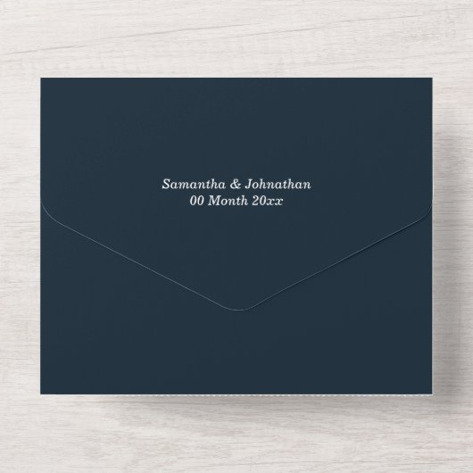 Waterverf wijngaard wijnflessen druiven chic all in one uitnodiging (Achterkant)