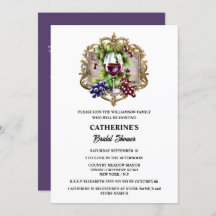 Waterverf  wijnglazen druiven land