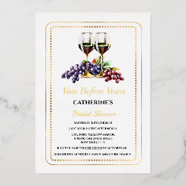 Waterverf wijnproeverij pairing wijnmakerij land folie uitnodiging