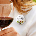 Waterverf wijnteam Ronde Button 5,7 Cm<br><div class="desc">Maak een statement met onze  Waterverf Wine Squad-knop,  met charmante waterverf-artistiek die de essentie van kameraadschap en wijnwaardering viert. Verhoog uw bijeenkomsten met een vleugje  flair,  ideaal voor wijnproeverijen of reünies met uw wijnliefhebbende crew.</div>
