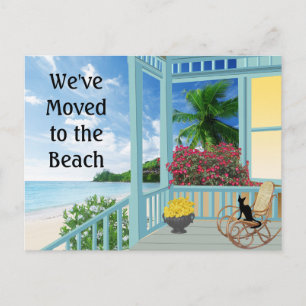 Waterverf Wijziging adres Briefkaart