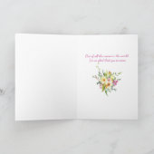 Waterverf wijzigt aangepaste Moederdag Feestdagen Kaart (Binnen)