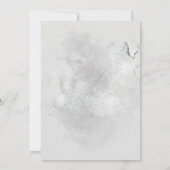 Waterverf Wild Dahlia Verloving Foto Lijst Kaart (Achterkant)