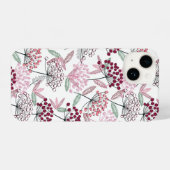 Waterverf Wild Flowers Garden Floral Art iPhone Hoesje (Achterkant horizontaal)