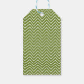 Waterverf Wild Green Foliage Hartelijk dank Cadeaulabel (Achterkant)