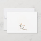 Waterverf Wild Hazel Sympathy Thank You Card Bedankkaart (Achterkant)