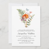 Waterverf Wild Mushroom Baby shower Kaart (Voorkant)