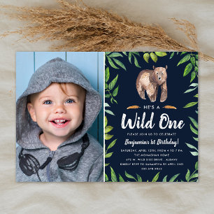 Waterverf Wild One   Foto Verjaardagsfeest   Marin Kaart