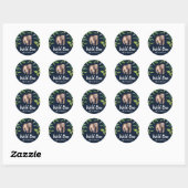 Waterverf Wild One Gepersonaliseerde Stickers | Do (Vel)