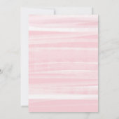 Waterverf Wild One Wildflower 1e Verjaardag Kaart (Achterkant)