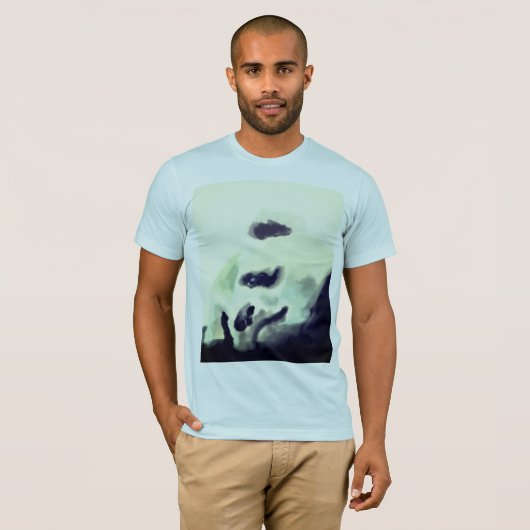 Waterverf Wild Panda Schilting T-shirt (Voorkant volledig)