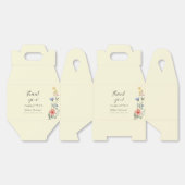 Waterverf Wildbloem Baby shower Bedankdoosjes (Ongevouwen)