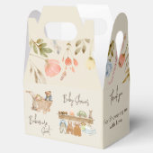 Waterverf Wildbloem Boho Kwekerij Baby shower Bedankdoosjes (Geopend)
