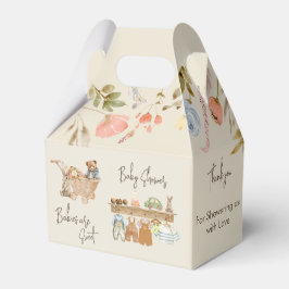 Waterverf Wildbloem Boho Kwekerij Baby shower Bedankdoosjes