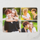 Waterverf Wildbloem Floral Engagement Party Folie Uitnodiging (Achterkant)