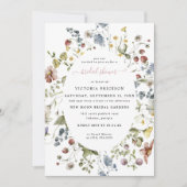 Waterverf Wildbloem | Florence-Vrijgezellenfeest Kaart (Voorkant)