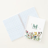 Waterverf Wildbloem Insecten Floral Spring Garden Notitieboek (Binnen)
